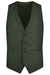 Abraham Moon  Green Tweed Waistcoat